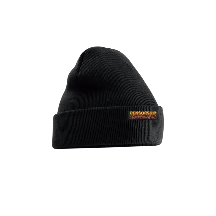 Censorship Skateboards – Banned Beanie Black