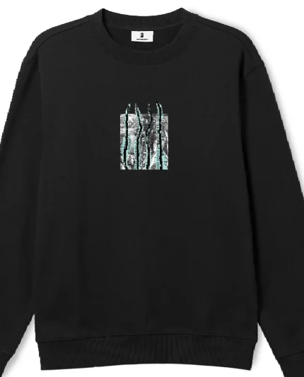 Screw Loose Poetic Collective – Blue Stripes Black (1)