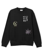 Screw Loose Poetic Collective – Three Crewneck Black Prints