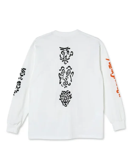 Screw Loose Polar Facescape White Longsleeve