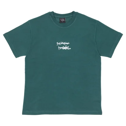 Screw Loose – Logo T Shirt Forest Green
