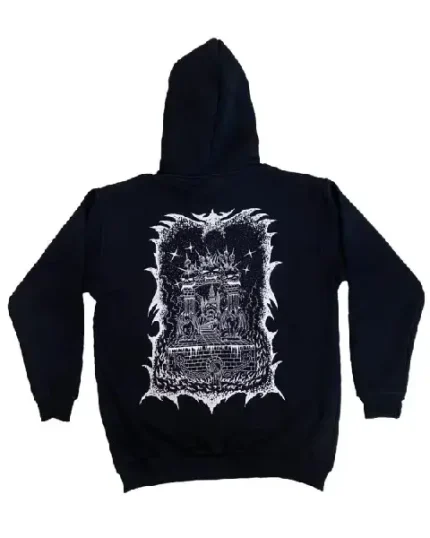 Screwloose Dognrose – Gargoyle Black Hoodie (1)