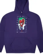 Screwloose Hoodie Limosine – Heart Throbx Dark Purple (1)
