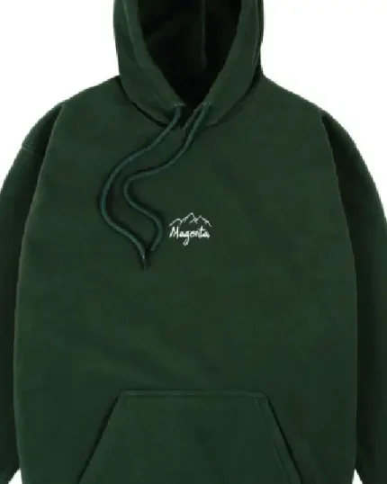 Screwloose Hoodie Magenta Mtn Fleece Forest Green (1)