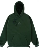 Screwloose Hoodie Magenta Mtn Fleece Forest Green