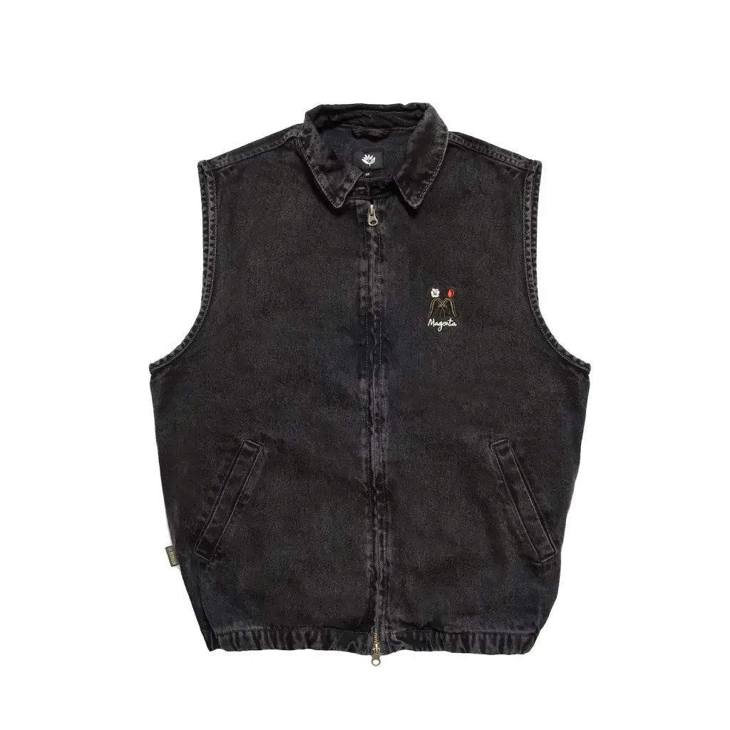 screw Loose Magenta – Lover Vest Black Distressed (2) screw Loose Magenta – Lover Vest Black Distressed (2)